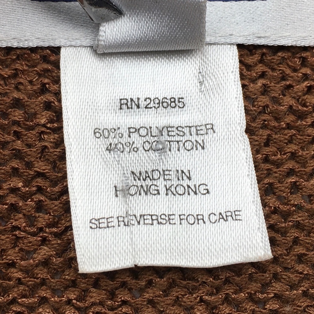 Pendleton Light Brown Buttoned Cardigan Size Peti… - image 7